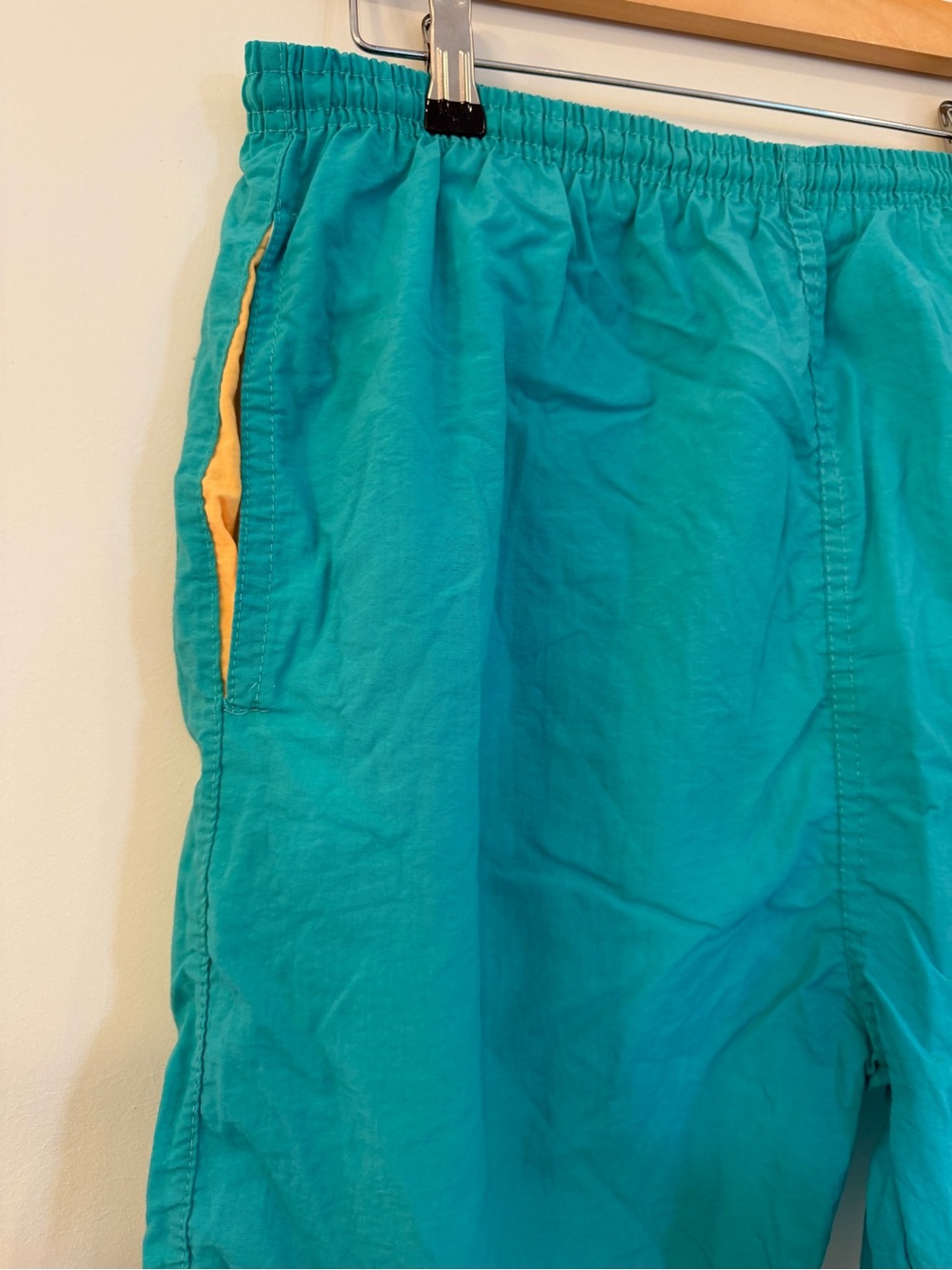Bugle Boy Teal Swim Shorts original 1990’s vintage - Picture 3 of 5